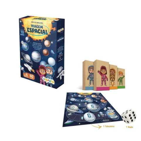 SOPECCA - JOGO DE TABULEIRO VIAGEM ESPACIAL +10 ANOS