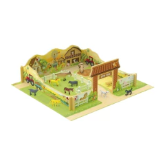 Imagem do JUNGES - SÍTIO FELIZ COM ANIMAIS EM MADEIRA PLAYSET