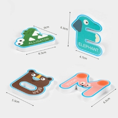 BRINQUEDO E ORGANIZADOR DE BANHO - ALFABETO DOS ANIMAIS na internet