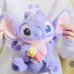 DISNEY - PELÚCIA COM BOLSO E ALÇA LILO E STITCH 25 CM - ANGEL - loja online