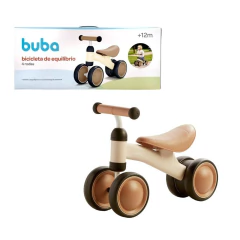 BUBA - BICICLETA DE EQUILÍBRIO 4 RODAS - BEGE