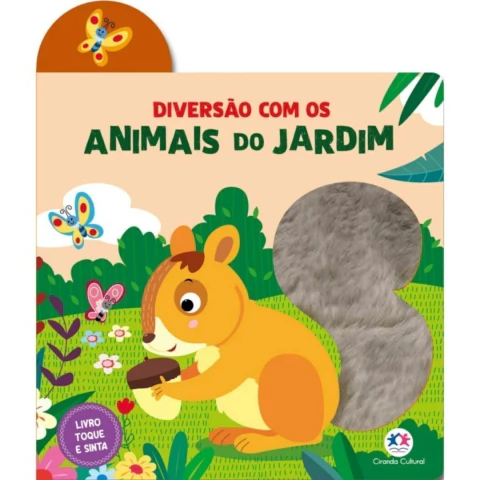 LIVRO DIVERSÃO COM OS ANIMAIS DO JARDIM - CIRANDA CULTURAL