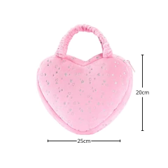 GLOVELEYA - BOLSA DE MÃO CORAÇÃO - ROSA CORAÇÕES - comprar online