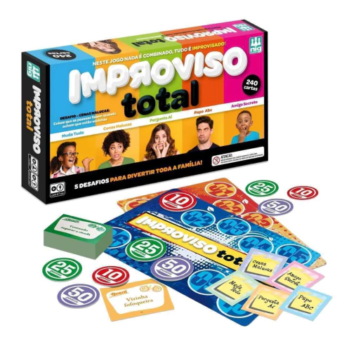 NIG - JOGO IMPROVISO TOTAL ESTIMULA A CRITIAVIDADE