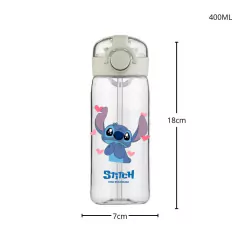 GARRAFA COM TRAVA ANTIVAZAMENTO LILO E STITCH 400 ML - STICH - comprar online