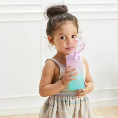 BUBA - GARRAFINHA COM TRAVA DE SEGURANÇA DEGRADÊ 400ML - AZUL - loja online