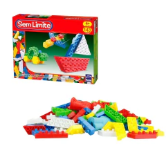 ROMA - SEM LIMITE BLOCOS DE MONTAR BASIC 143 PEÇAS