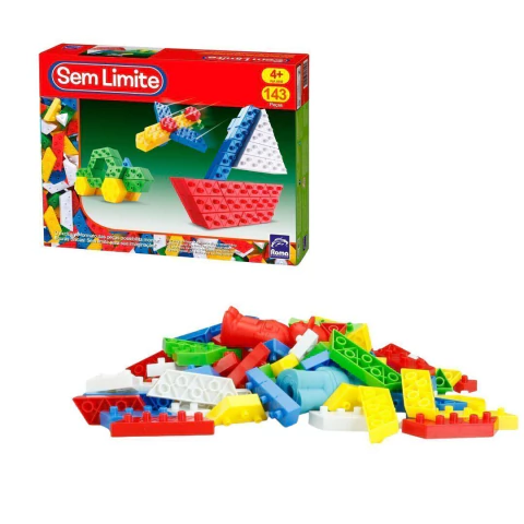 ROMA - SEM LIMITE BLOCOS DE MONTAR BASIC 143 PEÇAS