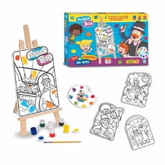 NIG - KIT DE PINTURA EM MADEIRA MUNDO BITA 13 PEÇAS