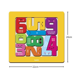 BABEBI - MONTE E EMPILHE NÚMEROS BRINQUEDO DE MADEIRA +4ANOS - comprar online