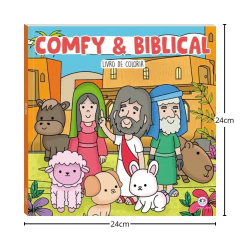 LIVRO DE COLORIR RELIOSO COMFY AND BIBLICAL - CIRANDA CULTURAL - comprar online