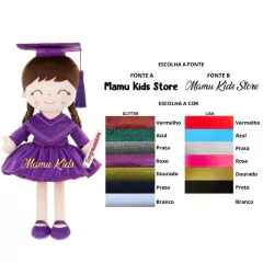 GLOVELEYA - BONECA 40CM SPRING FORMATURA - COM NOME - comprar online