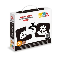 BABEBI - BABY CARDS ALTO CONTRASTE CARTÃO SENSORIAL - (O a 3 meses) na internet