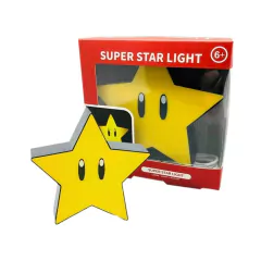 LUMINÁRIA COM SOM DO SUPER MARIO BROSS - ESTRELA