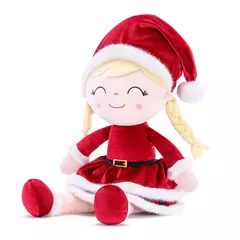 GLOVELEYA - BONECA 40CM SPRING NATAL LOIRA - VERMELHA COM SACOLA - comprar online