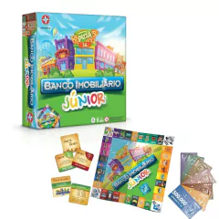 ESTRELA - BANCO IMOBILIARIO JR. JOGO DE TABULEIRO CLÁSSICO