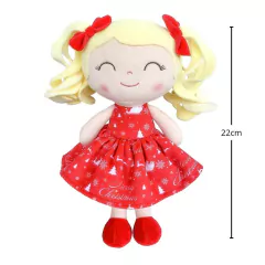 GLOVELEYA - MINI BONECA 22CM SPRING NATAL LOIRA - VERMELHA - comprar online
