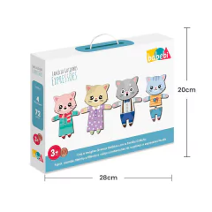 BABEBI - JOGO DIDÁTICO FAMÍLIA GATINHOS EXPRESSÕES 3 ANOS na internet