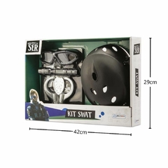 MULTIKIDS - BRINCANDO DE SER SWAT KIT COM CAPACETE E ACESSÓRIOS - comprar online