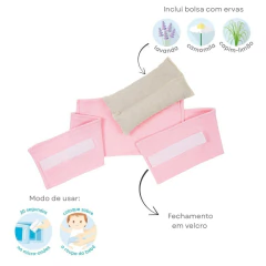BUBA - CINTA TÉRMICA HERBAL PARA CÓLICA ROSA na internet