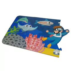 BATE BUMBO - MEU PRIMEIRO QUEBRA CABEÇA LONGO FUNDO DO MAR - loja online