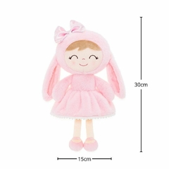 GLOVELEYA - KIT PÁSCOA BONECA COELHA E CHAVEIRO + BRINDE - ROSA na internet