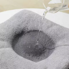 TOALHA COM CAPUZ 80CM ANIMAIS - ELEFANTE CINZA