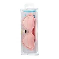 BUBA - ÓCULOS DE SOL COM PROTEÇÃO UV CORAÇÃO M 3-5 ANOS - ROSA