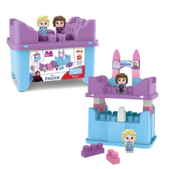 ELKA - BLOCOS DE MONTAR PLAYSET BLOCOS MÁGICOS FROZEN 40PC