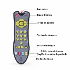 CONTROLE REMOTO MUSICAL TRILÍNGUE INGLÊS FRANCÊS E ESPANHOL na internet
