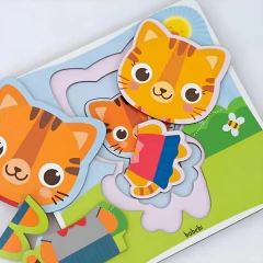 BABEBI - QUEBRA-CABECA PROGRESSIVO FAMILIA TIGRE - Mamu Kids Store