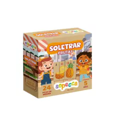 SOPECCA - SOLETRAR FRUTAS JOGO DIDÁTICO EM MADEIRA - comprar online