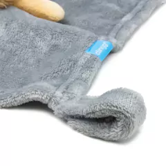 CLINGO - NANINHA CONFORTO 30CM CINZA - LEÃO - Mamu Kids Store