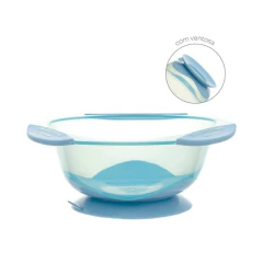 BUBA - PRATINHO BOWL COM VENTOSA - AZUL - Mamu Kids Store