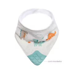 Imagem do BUBA - BANDANA DE ALGODÃO COM MORDEDOR MAGIC DINO