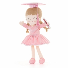 GLOVELEYA - BONECA 40CM SPRING FORMATURA - COM NOME - Mamu Kids Store