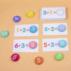 Imagem do BRINQUEDO MONTESSORI DE MADEIRA APRENDENDO OS NÚMEROS