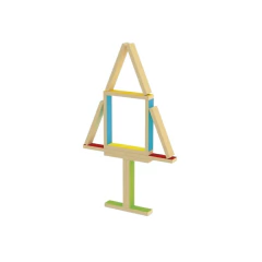 Imagem do JUNGES - PLAQUETAS COLORS JOGO DE EMPILHAR DE MADEIRA