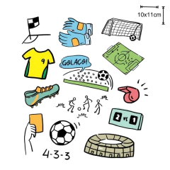TATUFUN - FUTEBOL TATUAGEM TEMPORÁRIA INFANTIL - comprar online