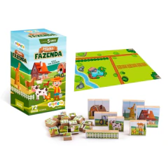 SOPECCA - MINHA FAZENDA BLOCOS DE MONTAR EM MDF
