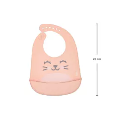 BUBA - BABADOR EM SILICONE COM PEGA-MIGALHAS GUMY - PÊSSEGO - comprar online