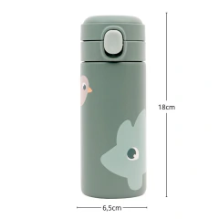 BUBA - COPO TÉRMICO PAREDE DUPLA CLOUDY 320ML - VERDE - comprar online