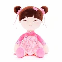 GLOVELEYA - BONECA 40CM ORIENTAL - ROSA