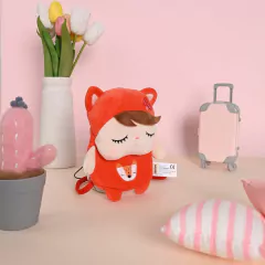 METOO DOLL - BOLSA COM ALÇA MINI 20CM ANGELA FLORESTA RAPOSA COM CAIXA - comprar online