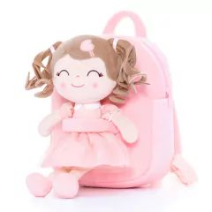 GLOVELEYA - MOCHILA COM BONECA PRINCESA - PINK