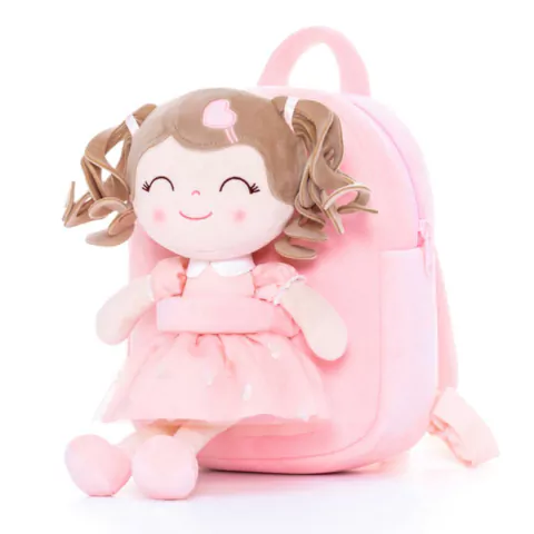 GLOVELEYA - MOCHILA COM BONECA PRINCESA - PINK