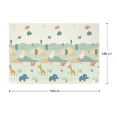 BUBA - TAPETE DOBRÁVEL DUPLA FACE IMPERMEÁVEL CLOUDY - comprar online