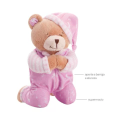 BUBA - PELÚCIA URSINHO QUE REZA 38CM - AZUL