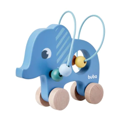 BUBA - CARRINHO DE MADEIRA ELEFANTE ARAMADO CLOUD - loja online