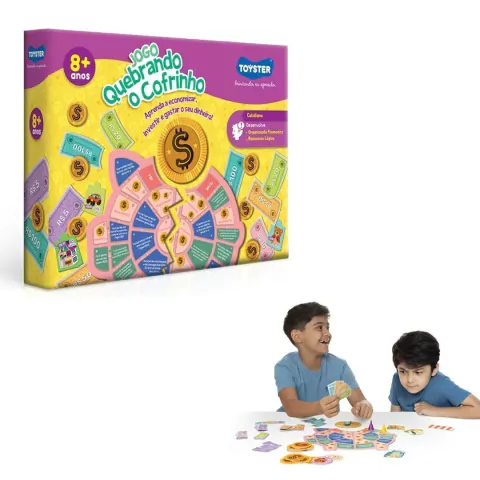 TOYSTER - JOGO QUEBRANDO O COFRINHO +8ANOS